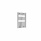 Flat / Straight / 800 x 500 mm Reina Diva Designer Chrome Heated Towel Radiator 25mm Tubes
