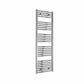 Flat / Straight / 1600 x 500 mm Reina Diva Designer Chrome Heated Towel Radiator 25mm Tubes