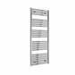 Flat / Straight / 1600 x 600 mm Reina Diva Designer Chrome Heated Towel Radiator 25mm Tubes