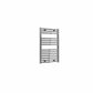 Curved / 800 x 500 mm Reina Diva Designer Chrome Heated Towel Radiator 25mm Tubes