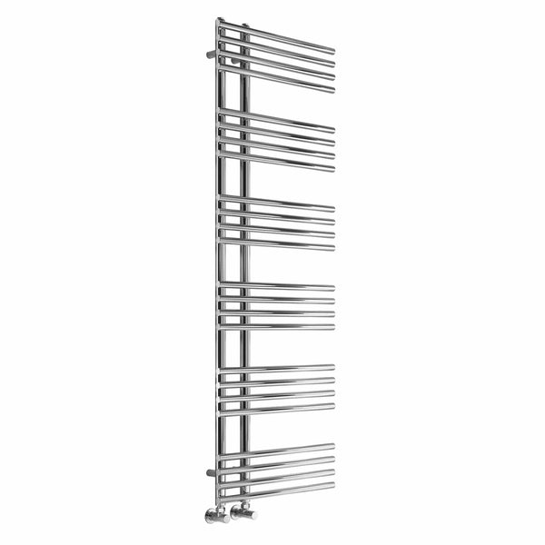 1550 x 500 mm / Chrome Reina Elisa Vertical Heated Steel Radiator