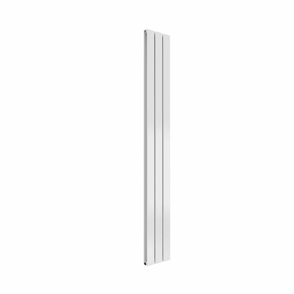 1600 x 218 mm / Double / White Reina Flat Designer Vertical Steel Radiator