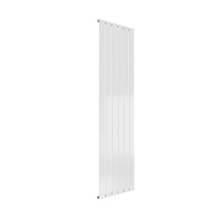 1600 x 440 mm / Single / White Reina Flat Designer Vertical Steel Radiator