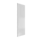 1600 x 514 mm / Double / White Reina Flat Designer Vertical Steel Radiator