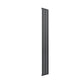1600 x 218 mm / Single / Anthracite Reina Flat Designer Vertical Steel Radiator