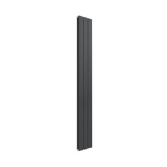 1600 x 218 mm / Double / Anthracite Reina Flat Designer Vertical Steel Radiator
