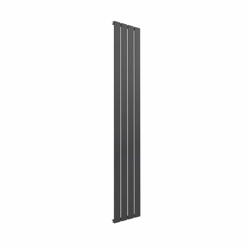 1600 x 292 mm / Single / Anthracite Reina Flat Designer Vertical Steel Radiator