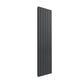 1600 x 440 mm / Double / Anthracite Reina Flat Designer Vertical Steel Radiator