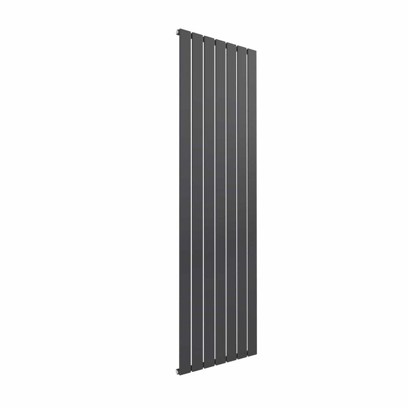 1600 x 514 mm / Single / Anthracite Reina Flat Designer Vertical Steel Radiator