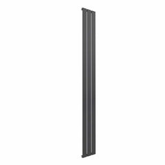 1800 x 218 mm / Single / Anthracite Reina Flat Designer Vertical Steel Radiator