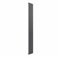 1800 x 218 mm / Single / Anthracite Reina Flat Designer Vertical Steel Radiator
