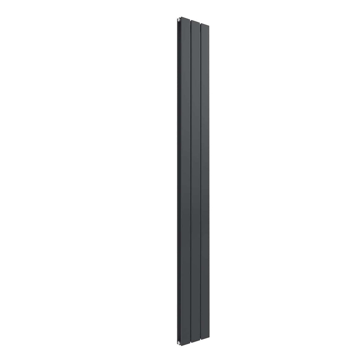 1800 x 218 mm / Double / Anthracite Reina Flat Designer Vertical Steel Radiator