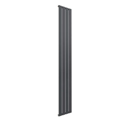 1800 x 292 mm / Single / Anthracite Reina Flat Designer Vertical Steel Radiator