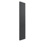 1800 x 366 mm / Double / Anthracite Reina Flat Designer Vertical Steel Radiator