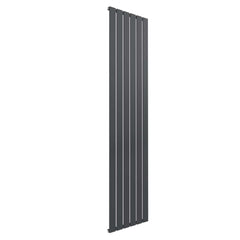 1800 x 440 mm / Single / Anthracite Reina Flat Designer Vertical Steel Radiator