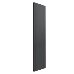 1800 x 440 mm / Double / Anthracite Reina Flat Designer Vertical Steel Radiator