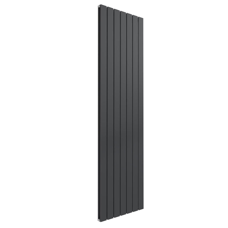 1800 x 514 mm / Double / Anthracite Reina Flat Designer Vertical Steel Radiator