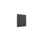 Double / Anthracite / 600 x 588 mm Reina Flat Horizontal Steel Designer Radiator