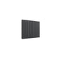 Double / Anthracite / 600 x 810 mm Reina Flat Horizontal Steel Designer Radiator