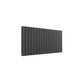Double / Anthracite / 600 x 1254 mm Reina Flat Horizontal Steel Designer Radiator