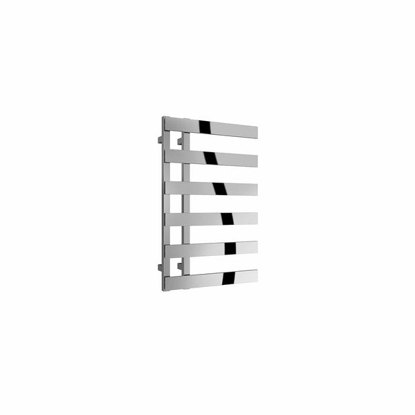 Chrome / 800 x 500 mm Reina Florina Vertical Designer Steel Radiator Chrome