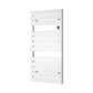 1120 x 550 mm / White Reina Gia Dry Electric Heated Designer Radiator