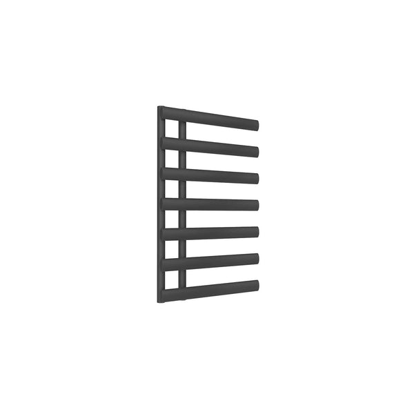 Anthracite / 780 x 500 mm Reina Grace Vertical Chrome Heated Designer Towel Rail Steel Radiator