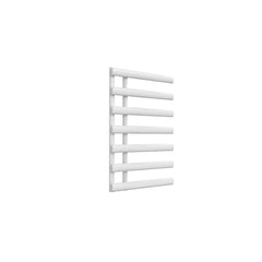 White / 780 x 500 mm Reina Grace Vertical Chrome Heated Designer Towel Rail Steel Radiator