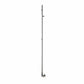 1500 x 22 mm / Polished Reina Ines Dry Electric Heated Designer Towel Rail