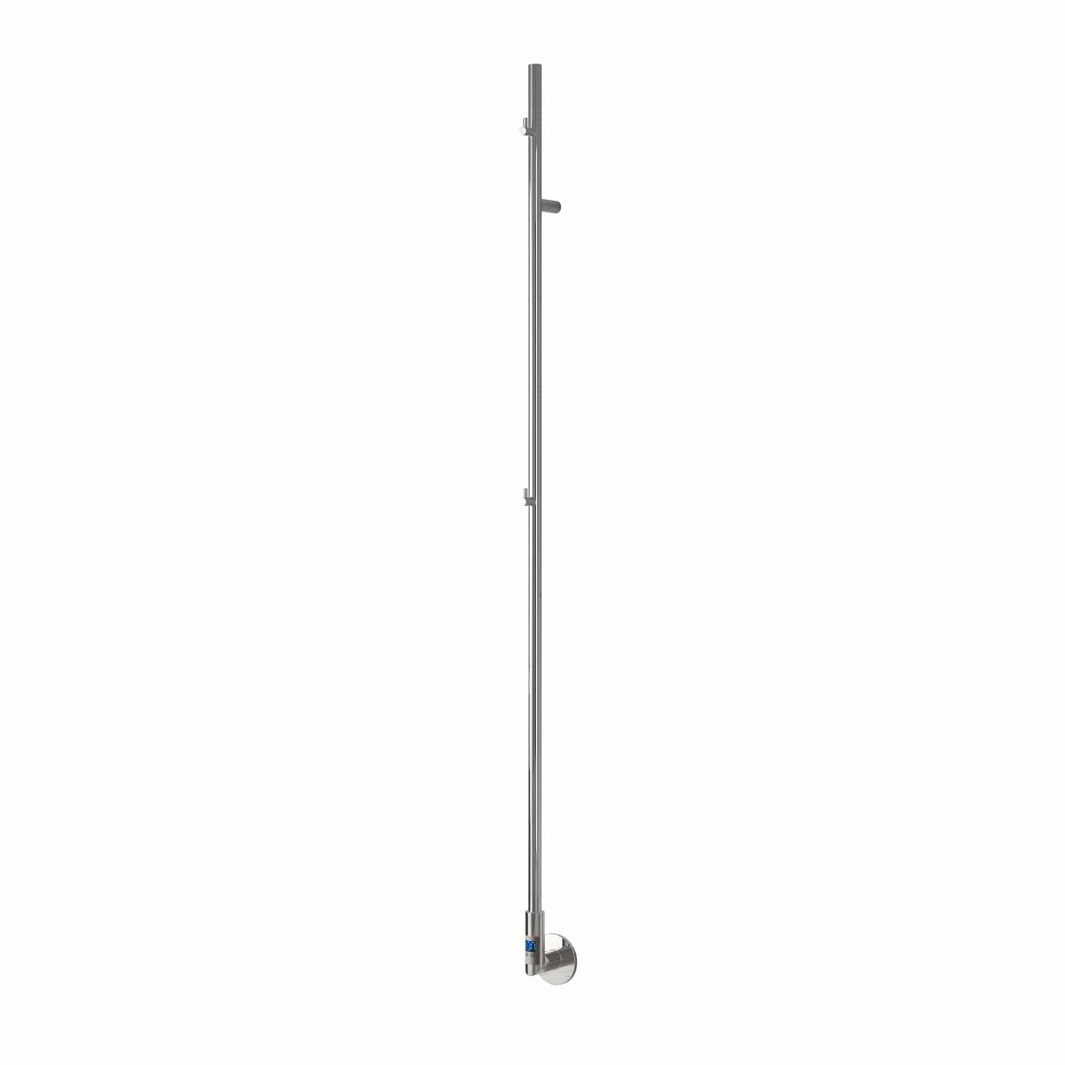 1500 x 22 mm / Polished Reina Ines Dry Electric Heated Designer Towel Rail