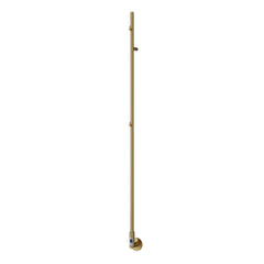 1500 x 22 mm / Brushed Brass Reina Ines Dry Electric Heated Designer Towel Rail
