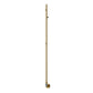1500 x 22 mm / Brushed Brass Reina Ines Dry Electric Heated Designer Towel Rail