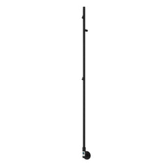 1500 x 22 mm / Matt Black Reina Ines Dry Electric Heated Designer Towel Rail