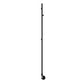 1500 x 22 mm / Matt Black Reina Ines Dry Electric Heated Designer Towel Rail