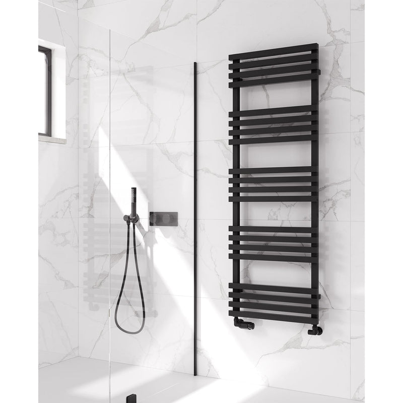 Reina Kale Designer Vertical Heated Steel Towel Radiator