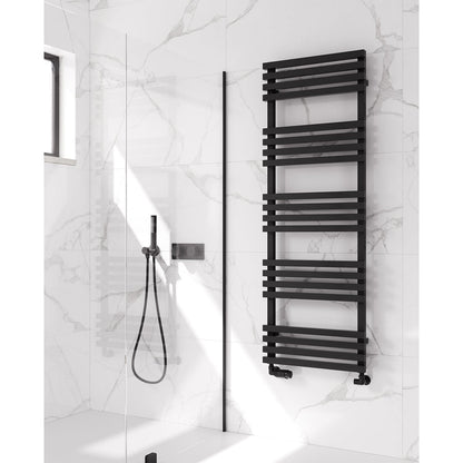 Reina Kale Designer Vertical Heated Steel Towel Radiator