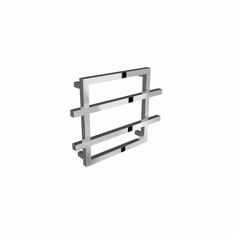 Chrome / Lago 2 - 450 x 600 mm Reina Lago Heated Steel Designer Radiator