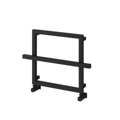 Black / Lago 2 - 450 x 600 mm Reina Lago Heated Steel Designer Radiator