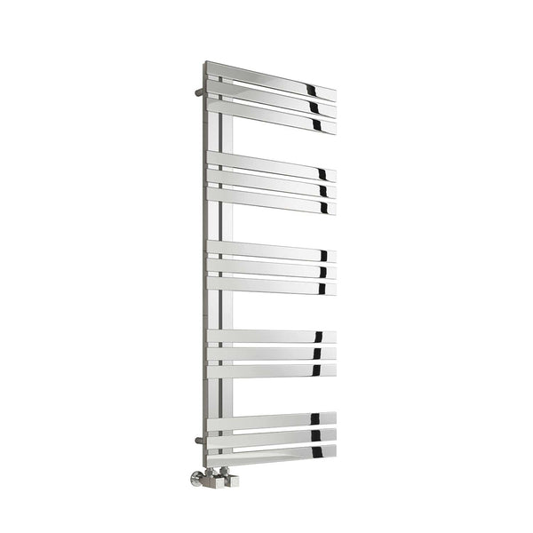 Reina Lovere Designer Vertical Polished Towel Rail Stainless Steel Radiator