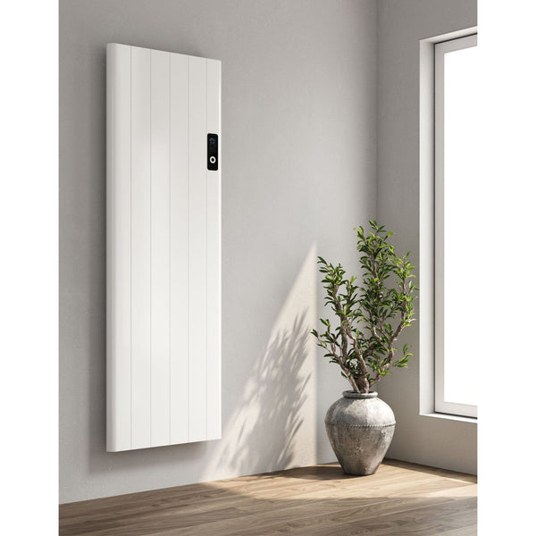 Reina Maia Vertical Dry Electric Heated Designer Radiator White