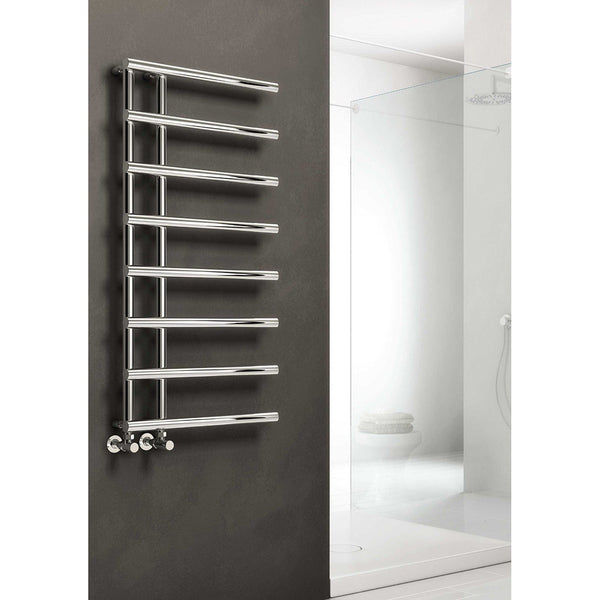 Reina Matera Vertical Designer Heated Steel Towel Rail Radiator