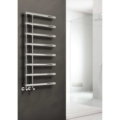 Reina Matera Vertical Designer Heated Steel Towel Rail Radiator