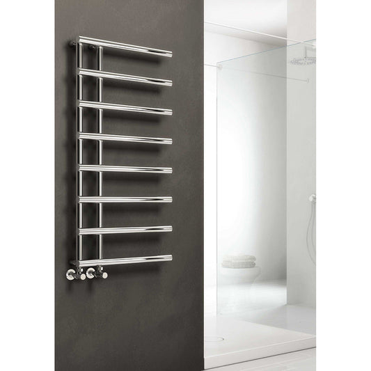 Reina Matera Vertical Designer Heated Steel Towel Rail Radiator