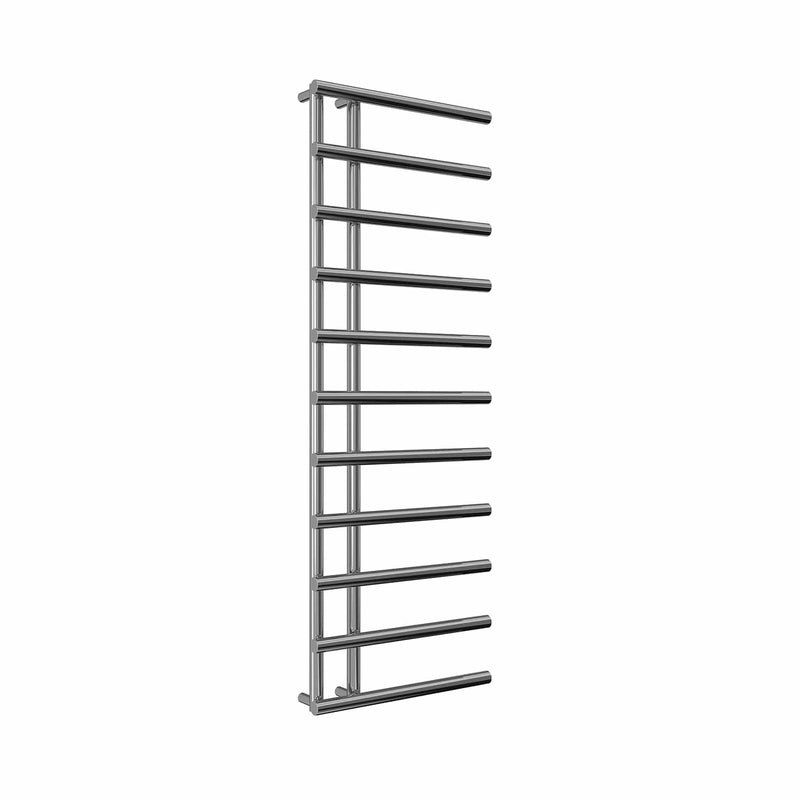 1412 x 500 mm / Chrome Reina Matera Vertical Designer Heated Steel Towel Rail Radiator