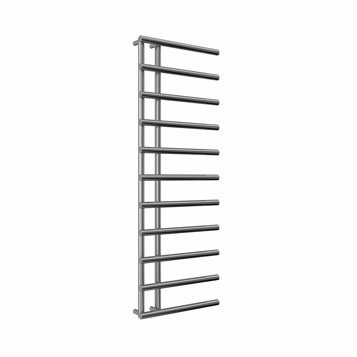 1412 x 500 mm / Chrome Reina Matera Vertical Designer Heated Steel Towel Rail Radiator