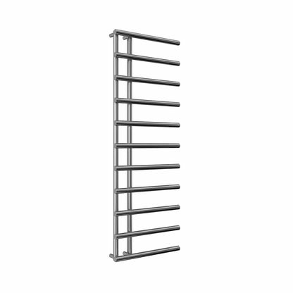 1412 x 500 mm / Chrome Reina Matera Vertical Designer Heated Steel Towel Rail Radiator