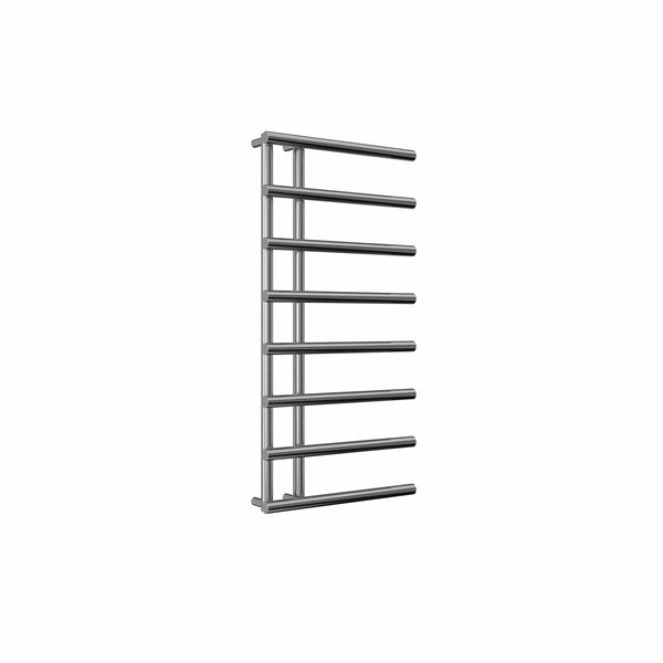 998 x 500 mm / Chrome Reina Matera Vertical Designer Heated Steel Towel Rail Radiator