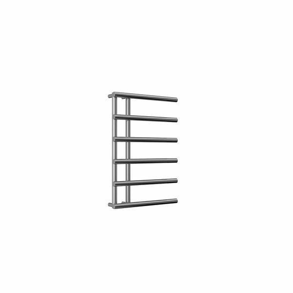 772 x 500 mm / Chrome Reina Matera Vertical Designer Heated Steel Towel Rail Radiator