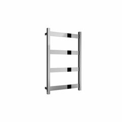 Polished / 750 x 480 mm Reina Mina Designer Vertical Heated Stainless Steel Radiator