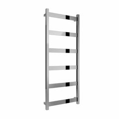 Polished / 1170 x 480 mm Reina Mina Designer Vertical Heated Stainless Steel Radiator